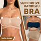 💐 Stödjande Bandeau-BH – Trådlös fast support, sömlös stropplös design, mjukt stretchtyg, halkfritt silikonband, bekväm för dagligt bruk & sommarantresor ✨