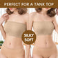 💐 Stödjande Bandeau-BH – Trådlös fast support, sömlös stropplös design, mjukt stretchtyg, halkfritt silikonband, bekväm för dagligt bruk & sommarantresor ✨