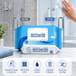 Kalkborttagningsservetter – kraftfull formula, ingen sköljning & reptålig – perfekt för badrum, kök och kromytor ✨🧼