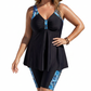 🌺 Tankini-set med shorts – magkontroll, snabbtorkande & smickrande passform – njut av stranden med självförtroende 🌊