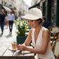 👒 Andningsbar Solhatt med Hästsvansöppning – UPF 50+ Skydd, Justerbart Band & Strukturbevarande Design 🏖️