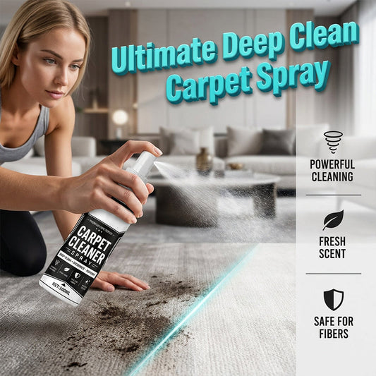 🧼 Djuprengörande Mattspray – Fräschar Upp Mattor & Hjälper Till Att Neutralisera Oönskade Lukter ✨