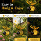 🐝【Begränsat erbjudande 】💡 Solcellsdriven hängande bilampa – bi