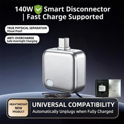 🔋140 W snabbladdare med AI-automatisk frånkoppling – skyddar ditt batteri – säker laddning över natten ⚡🔒
