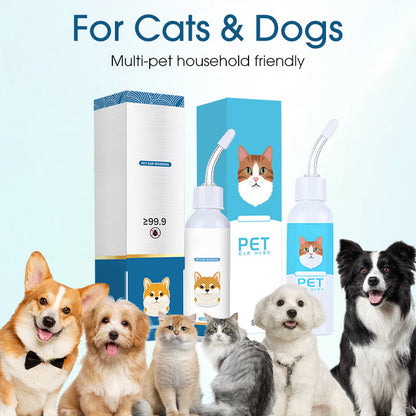 🧴Öronrengöring mot klåda för hundar och katter – mild, naturlig & effektiv – lugnar irriterade öron 🐾✨