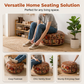 Multifunktionell ottoman-sittpuff med förvaring