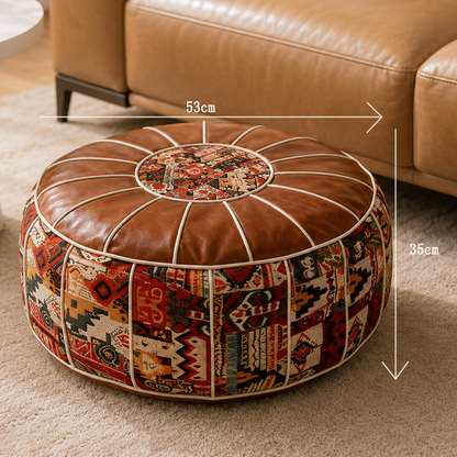 Multifunktionell ottoman-sittpuff med förvaring