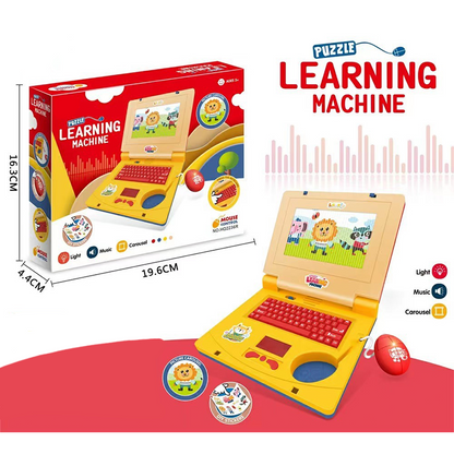 🧸 Interaktiv leksaksdator – med ljus, ljud och lärorika spel – som främjar kreativitet och motorik genom lek 🎵