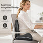 ✨ Ergonomisk sittdyna i memoryskum med ryggstöd – bekväm och stödjande för hemmet, kontoret och bilen 💺🛡️