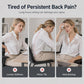 ✨ Ergonomisk sittdyna i memoryskum med ryggstöd – bekväm och stödjande för hemmet, kontoret och bilen 💺🛡️