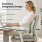 ✨ Ergonomisk sittdyna i memoryskum med ryggstöd – bekväm och stödjande för hemmet, kontoret och bilen 💺🛡️