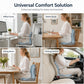 ✨ Ergonomisk sittdyna i memoryskum med ryggstöd – bekväm och stödjande för hemmet, kontoret och bilen 💺🛡️