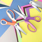 ✂️Multifunktionell taksax med tandad design – perfekt för sömnad, quiltning, scrapbooking, läderarbete och grönsaksklippning 🧵✨