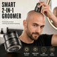 🪒 2-i-1 smart elektrisk skallig rakapparat och skäggtrimmer – digital display, 30-blad & 360° flytande huvud – perfekt för jämn rakning 💈