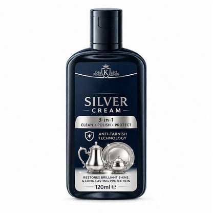 Silverputscreme mot missfärgning