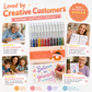 🎨Retractable Glitter Gel Pen Set – livfullt glitterbläck, snabbtorkande & tunn spets – perfekt för journaling, teckning och kreativa projekt ✨🖊️