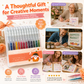 🎨Retractable Glitter Gel Pen Set – livfullt glitterbläck, snabbtorkande & tunn spets – perfekt för journaling, teckning och kreativa projekt ✨🖊️