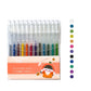 🎨Retractable Glitter Gel Pen Set – livfullt glitterbläck, snabbtorkande & tunn spets – perfekt för journaling, teckning och kreativa projekt ✨🖊️