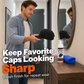 🧢50% RABATT NU! Skölj­fri Skumrengöring för Keps, Djuprengörande Skumspray för Hattar, Svettfläck- & Dammborttagare för Basebollkepsar, Snabbtorkande Kepsvård