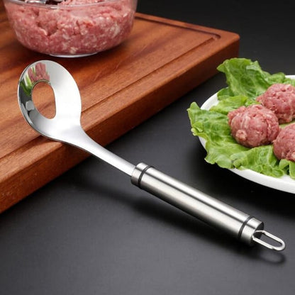🍖 Köp 1 få 1 gratis⏰ Köttbulleformare i rostfritt stål – kreativ design, kladdfri & ergonomisk – perfekt för snabba och enkla köttbullar 🥩✨