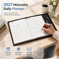 📅 Minimalistisk planerare för 2027 – utformad för dagligt skrivande och en kombination av stil och funktionalitet, vilket gör den till den perfekta följeslagaren i din vardag.