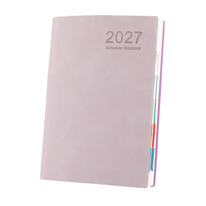 📅 Minimalistisk planerare för 2027 – utformad för dagligt skrivande och en kombination av stil och funktionalitet, vilket gör den till den perfekta följeslagaren i din vardag.