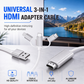 3-i-1 Telefonkabel till HDMI