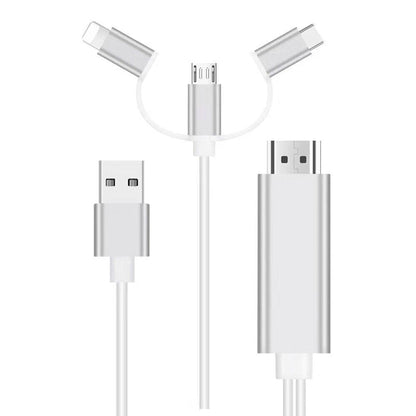 3-i-1 Telefonkabel till HDMI