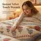 🛏️ 50 % RABATT NU! ❄️ Förtjockat dubbelsidigt vintertäcke i lammfleece & mjölksammet – varmt för höst och vinter – perfekt för kalla nätter ✨