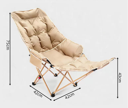 🏕️ Bärbar justerbar hopfällbar stol för utomhusbruk – lätt, stabil & mångsidig – perfekt för trädgård, camping, strand eller terrass ✨🌿
