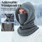❄️ Varm balaklava med ansiktsmask | vindtät vinterhuva för skidåkning, cykling och vandring
