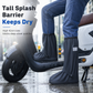 👢 Vattentäta stövelskydd – 42 cm högt skydd, halksäker sula & reflekterande detaljer – perfekt för regn, lera och pendling 💧