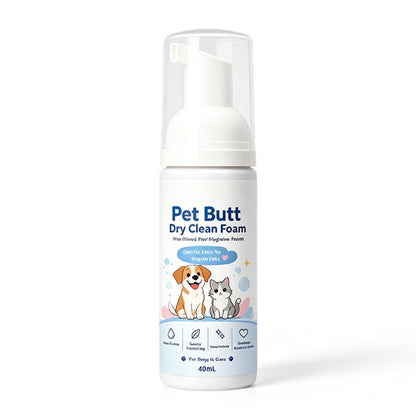 🧴 Sköljfritt torrschampo för hundar och katter – mild rengöring, minskar lukt & fräschar upp – perfekt för daglig hygien utan bad ✨