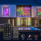 🔥50% RABATT NU! Vattentåliga LED-gardinljusslingor, appstyrd med musiksynk 🌈💡✨✅💥