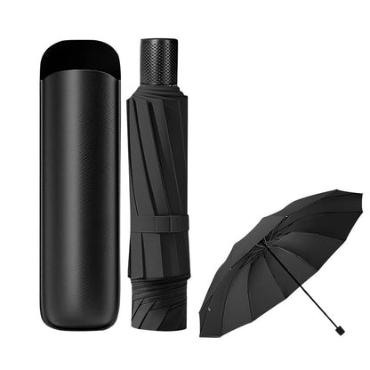 ☂️50 % RABATT NU! Extra stort hopfällbart paraply – 130 cm, 12 ribbor, vindbeständigt paraply med omvänd vikning, UPF50+ solskydd, extra stort paraply för familjens pendling & utomhusbruk✨