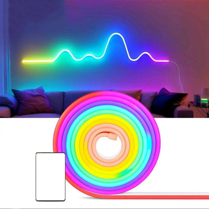 Flexibel RGB LED-ljusslang med smart styrning