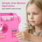 🔥Kreativ mini elektrisk symaskinleksak, rolig för barn 🧵👧✅💥