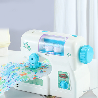 🔥Kreativ mini elektrisk symaskinleksak, rolig för barn 🧵👧✅💥