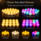 🕯️24-pack LED-ljus utan flamskydd