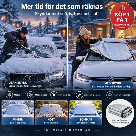 🚗❄️ Främre vindruteskydd för alla årstider – frostskydd, väderskydd & slitstark design för bilar, vans och SUV ☀️✨
