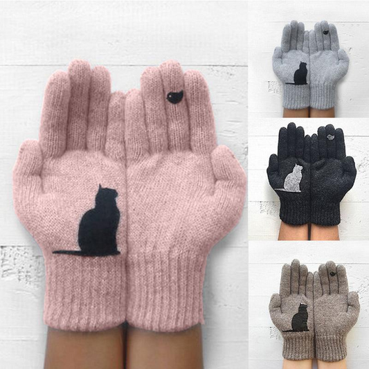 🔥Sista dagen 48% RABATT🔥Cat Fan Cotton Gloves